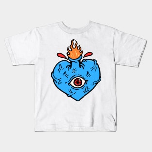 Sacred Heart Tattoo Kids T-Shirt